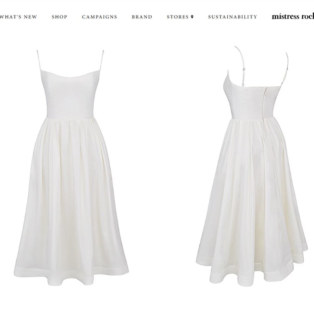 House of CB - Lolita Ivory Corset Dress - Picture 4 of 5